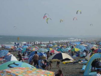 海水浴場オープンしました～(^^♪