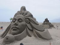 砂の彫刻開催