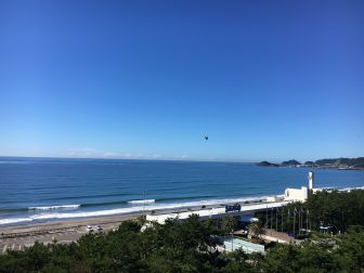 夏休みの最終日の青空♪