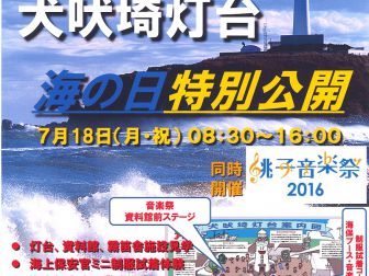 犬吠埼灯台、海の日特別公開